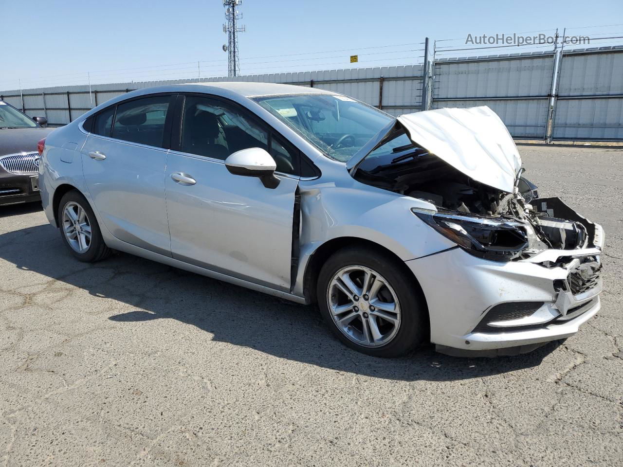 2017 Chevrolet Cruze Lt Silver vin: 1G1BE5SM1H7249846