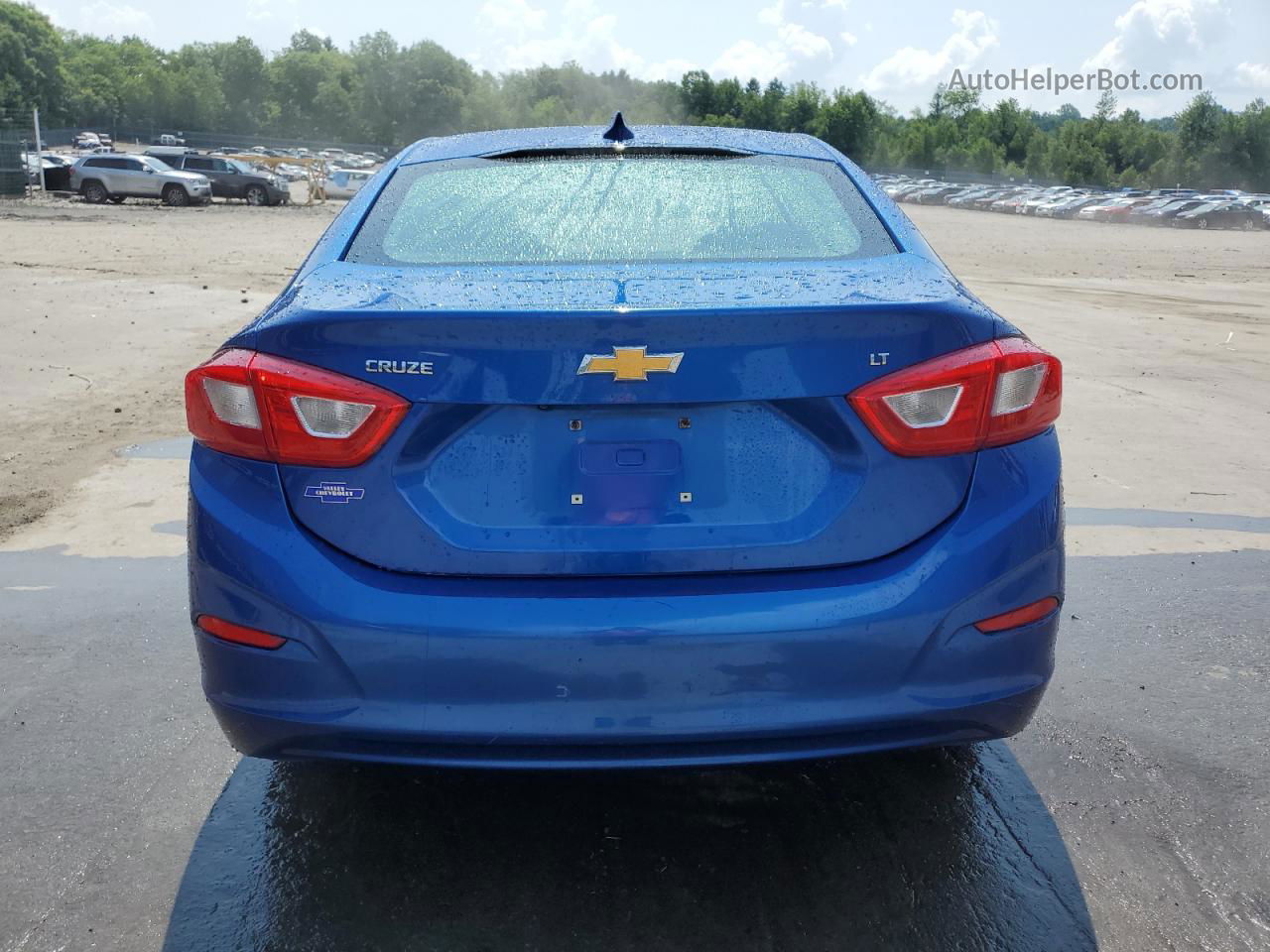 2017 Chevrolet Cruze Lt Синий vin: 1G1BE5SM1H7263407