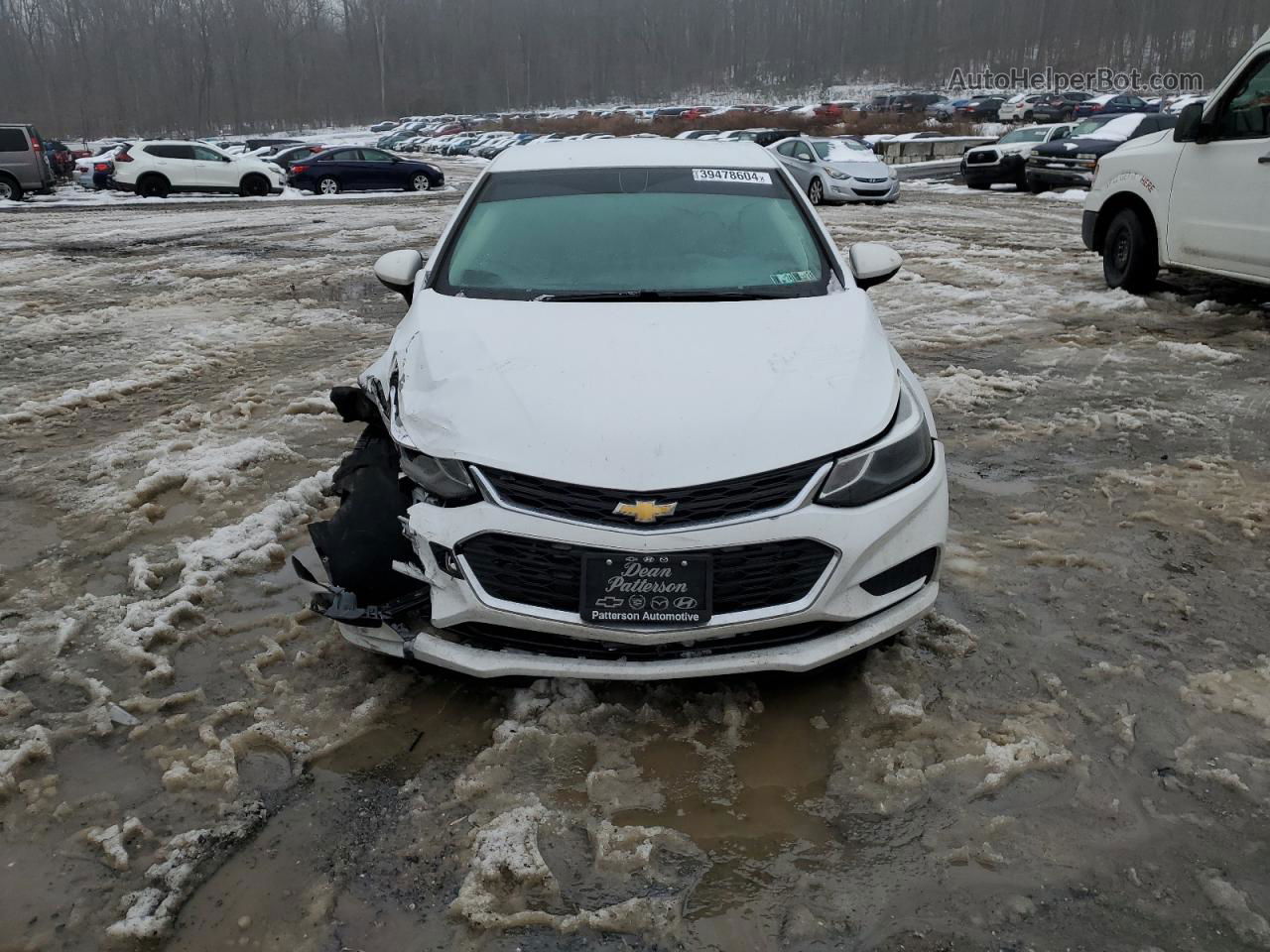 2017 Chevrolet Cruze Lt White vin: 1G1BE5SM1H7270664