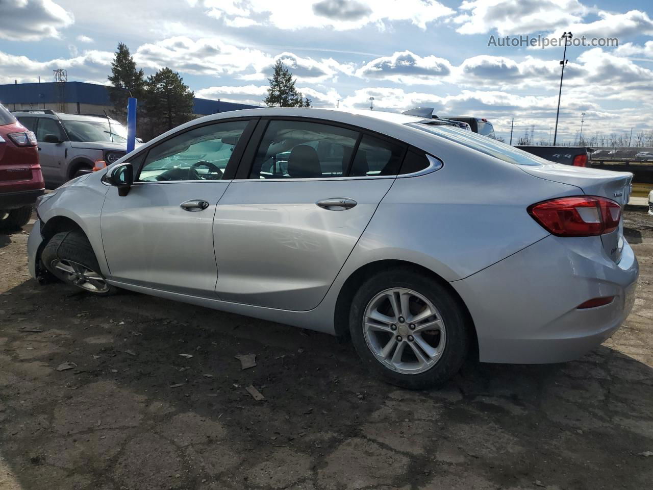 2017 Chevrolet Cruze Lt Silver vin: 1G1BE5SM1H7274018