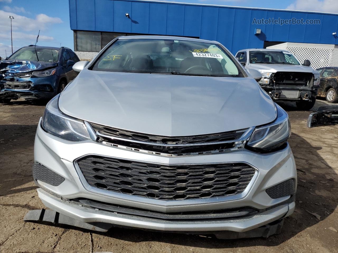 2017 Chevrolet Cruze Lt Silver vin: 1G1BE5SM1H7274018