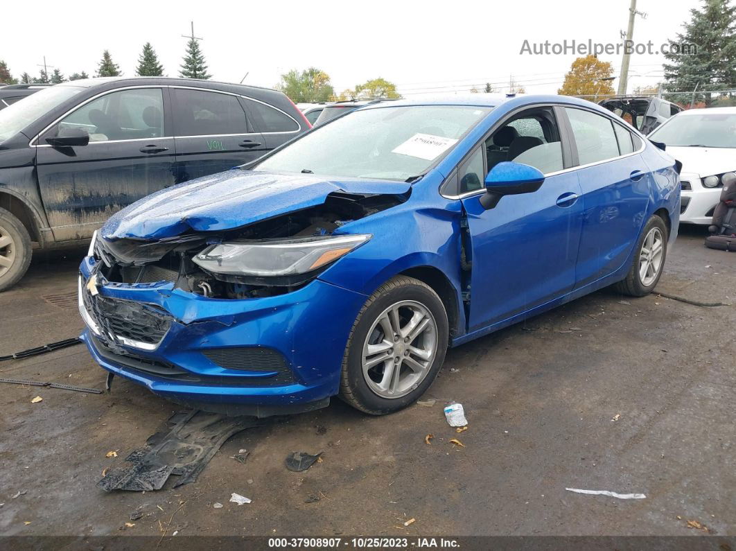 2018 Chevrolet Cruze Lt Auto Blue vin: 1G1BE5SM1J7123007