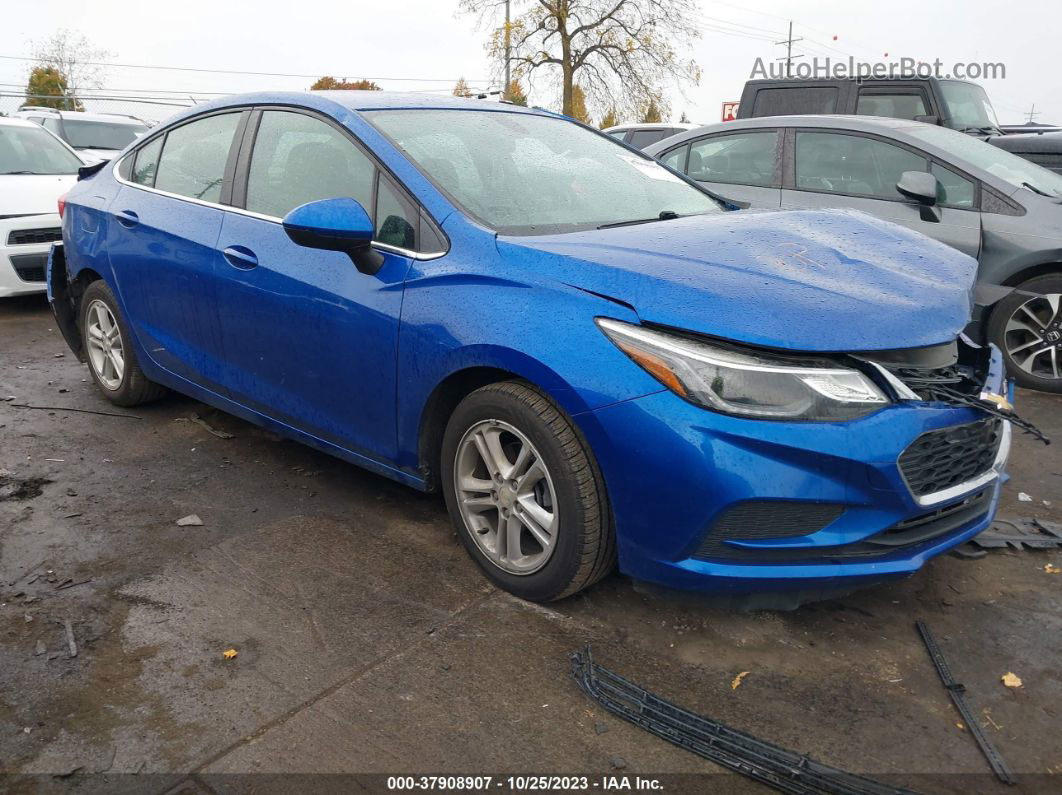 2018 Chevrolet Cruze Lt Auto Blue vin: 1G1BE5SM1J7123007