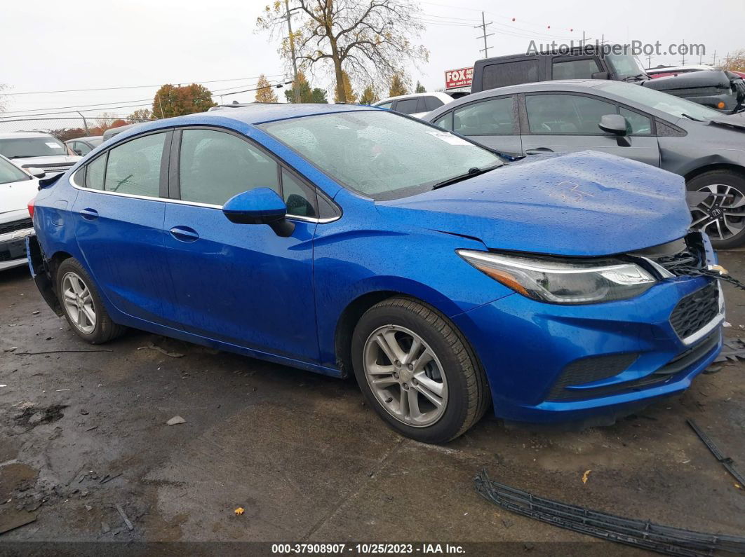 2018 Chevrolet Cruze Lt Auto Blue vin: 1G1BE5SM1J7123007