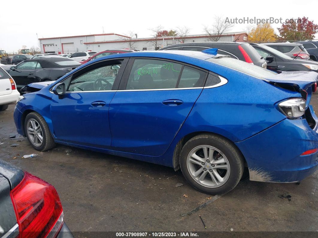 2018 Chevrolet Cruze Lt Auto Blue vin: 1G1BE5SM1J7123007