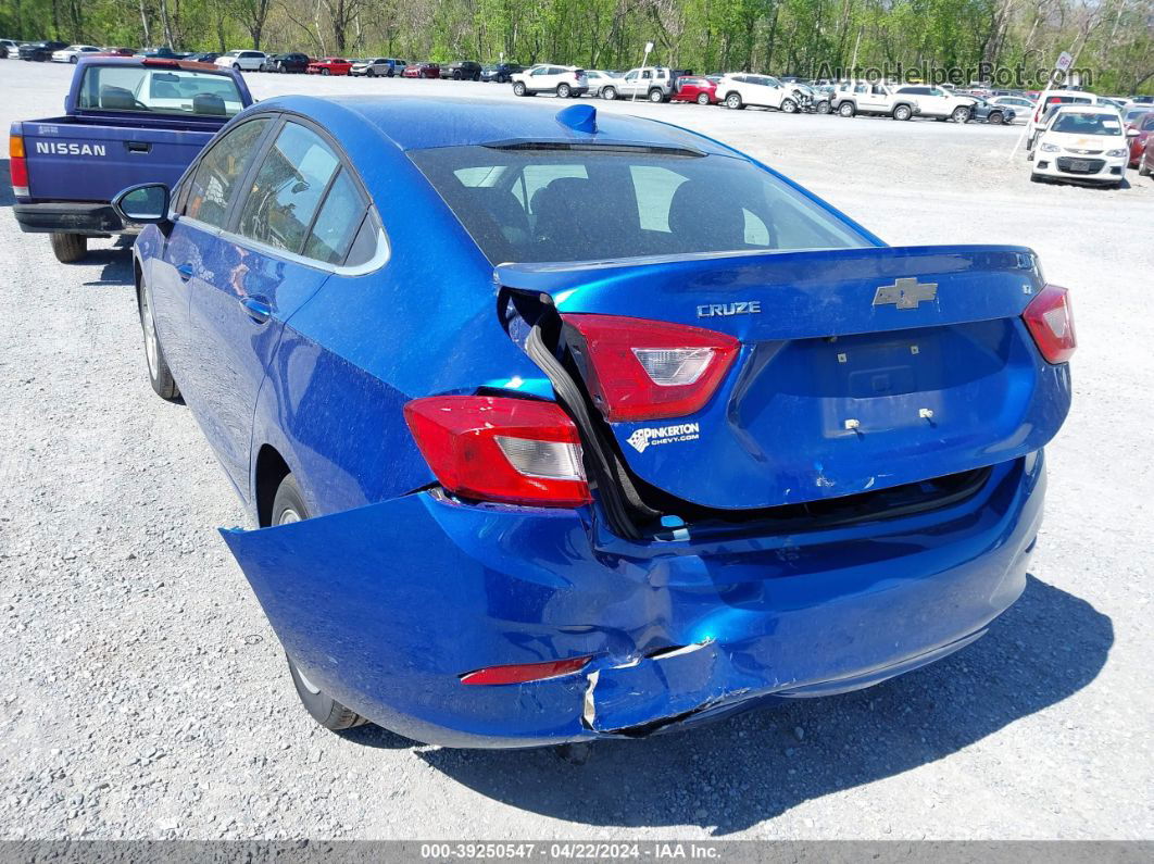 2018 Chevrolet Cruze Lt Auto Blue vin: 1G1BE5SM1J7126179