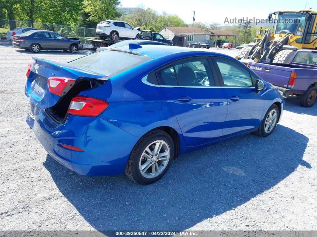 2018 Chevrolet Cruze Lt Auto Blue vin: 1G1BE5SM1J7126179