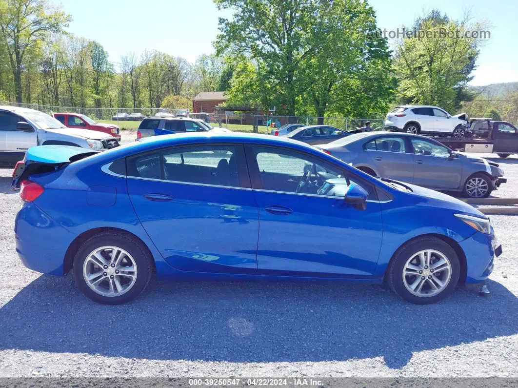 2018 Chevrolet Cruze Lt Auto Blue vin: 1G1BE5SM1J7126179