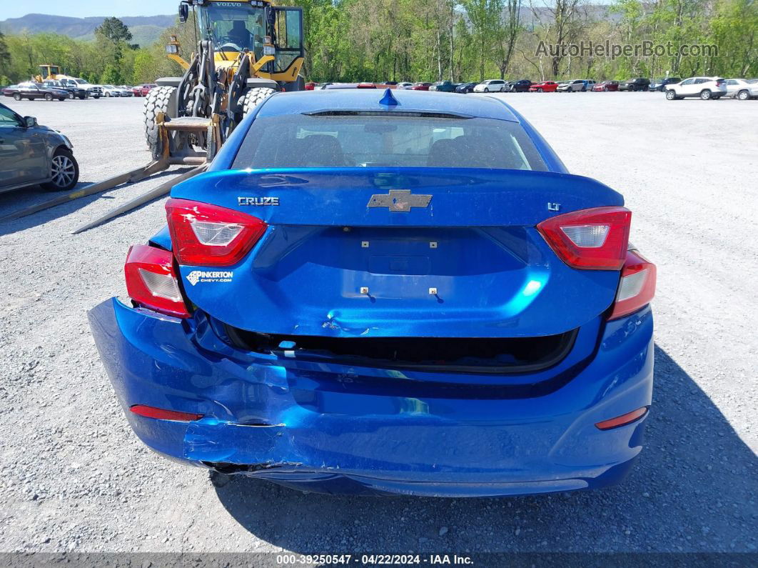 2018 Chevrolet Cruze Lt Auto Blue vin: 1G1BE5SM1J7126179