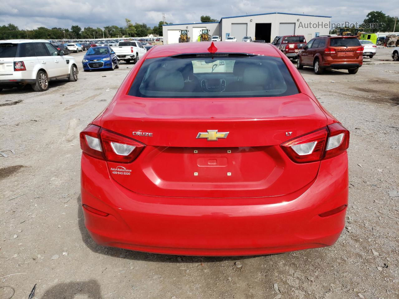 2018 Chevrolet Cruze Lt Red vin: 1G1BE5SM1J7155052