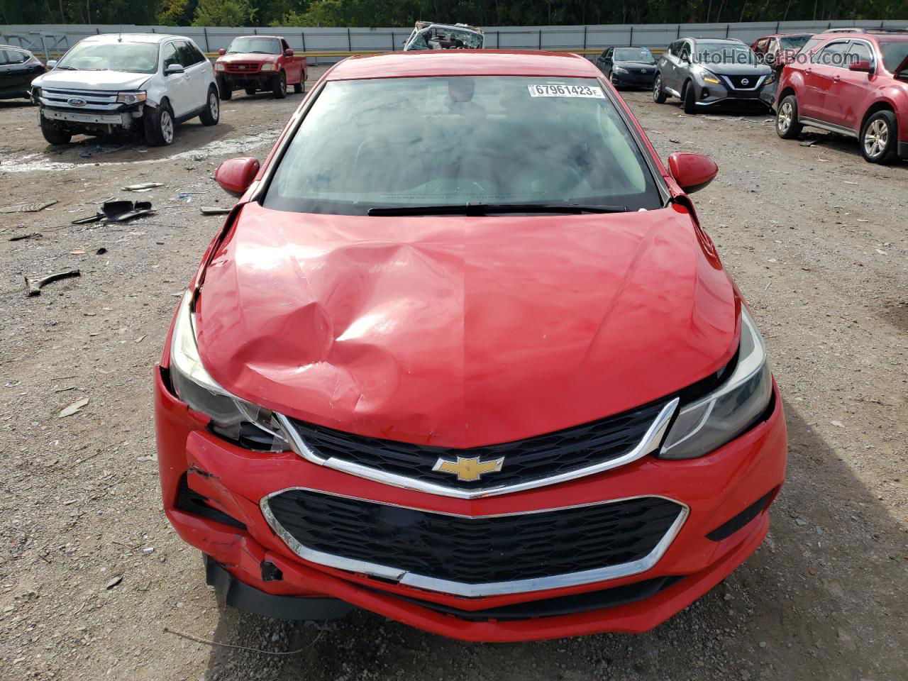 2018 Chevrolet Cruze Lt Red vin: 1G1BE5SM1J7155052