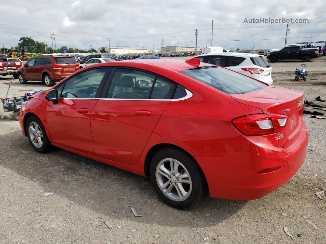 2018 Chevrolet Cruze Lt Red vin: 1G1BE5SM1J7155052