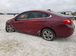 2018 Chevrolet Cruze Lt Maroon vin: 1G1BE5SM1J7160431