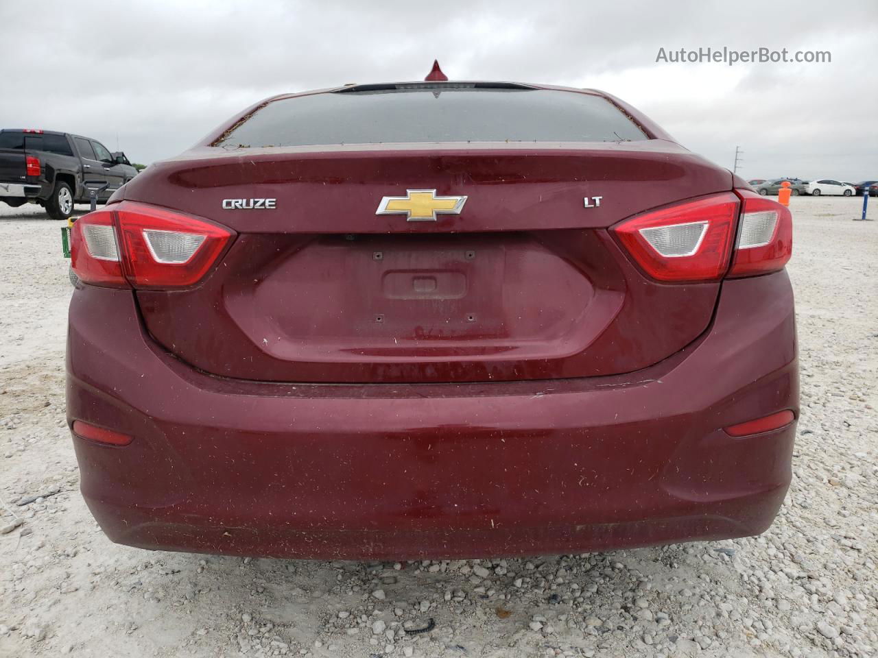 2018 Chevrolet Cruze Lt Maroon vin: 1G1BE5SM1J7160431