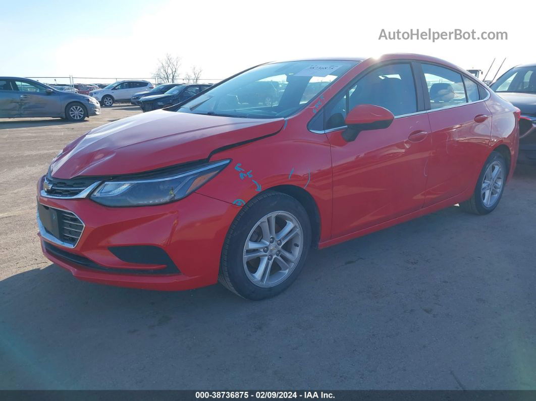 2018 Chevrolet Cruze Lt Auto Red vin: 1G1BE5SM1J7169999