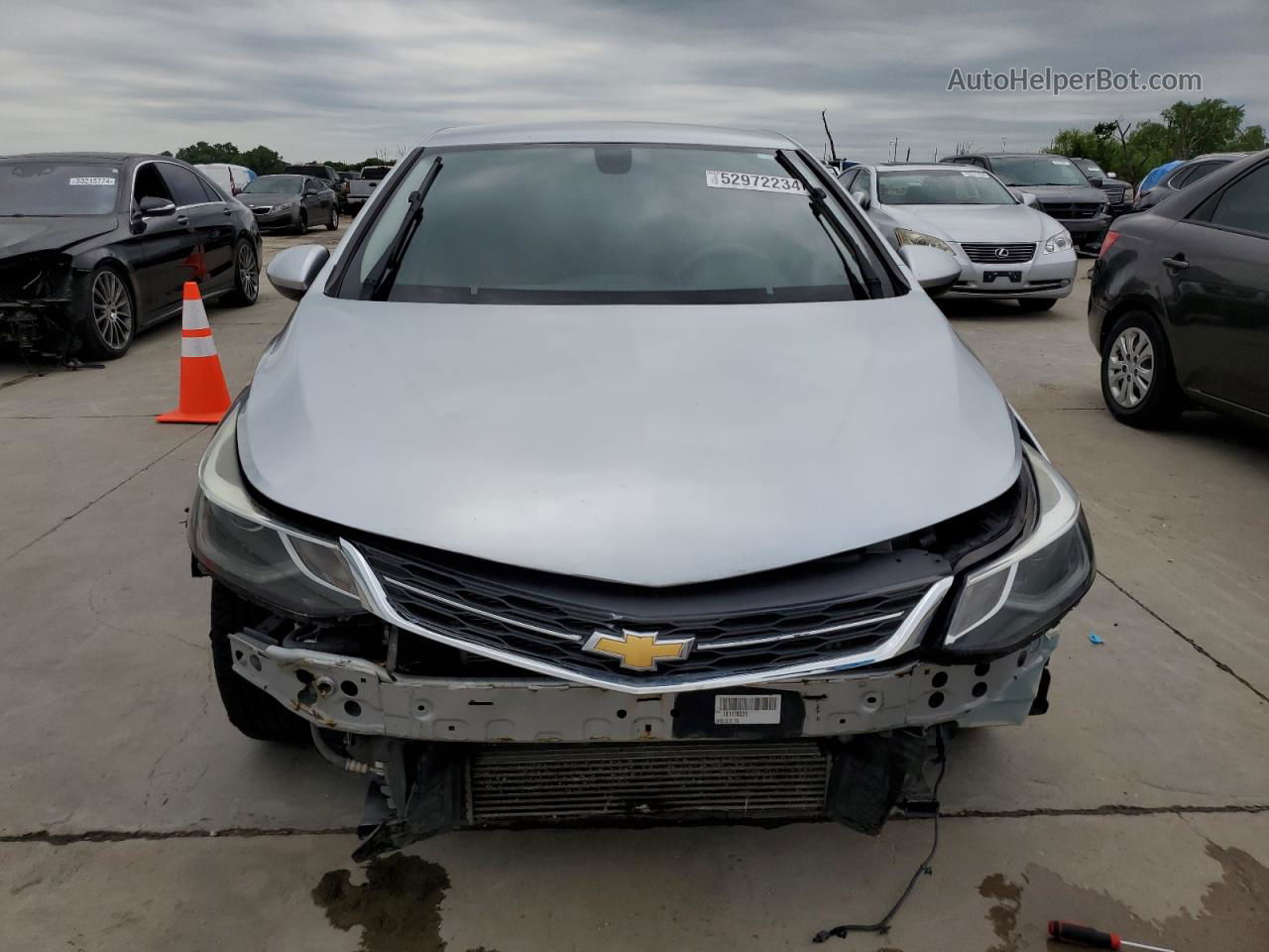 2018 Chevrolet Cruze Lt Silver vin: 1G1BE5SM1J7178198