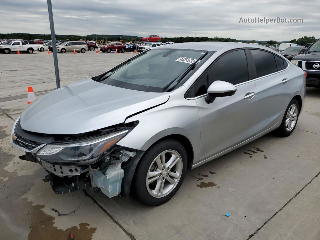 2018 Chevrolet Cruze Lt Silver vin: 1G1BE5SM1J7178198