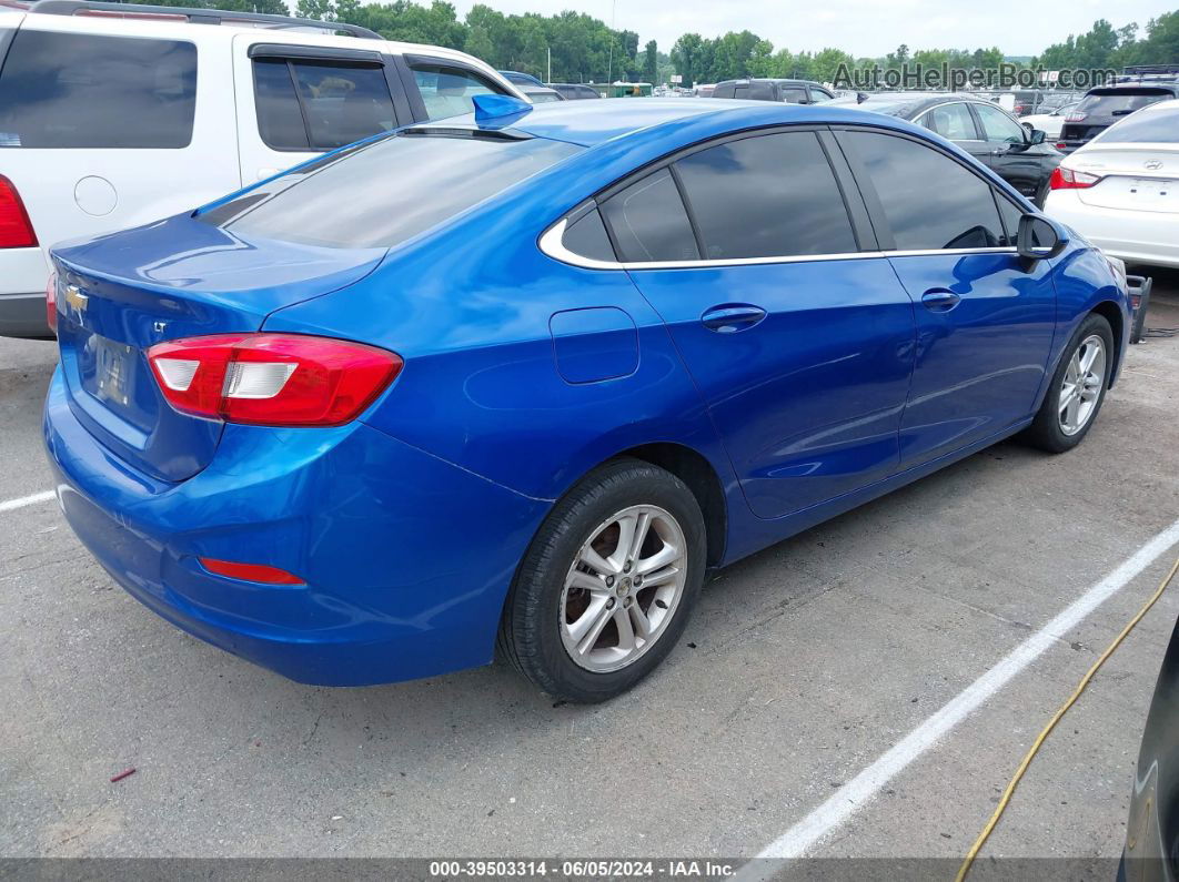 2018 Chevrolet Cruze Lt Auto Blue vin: 1G1BE5SM1J7205951