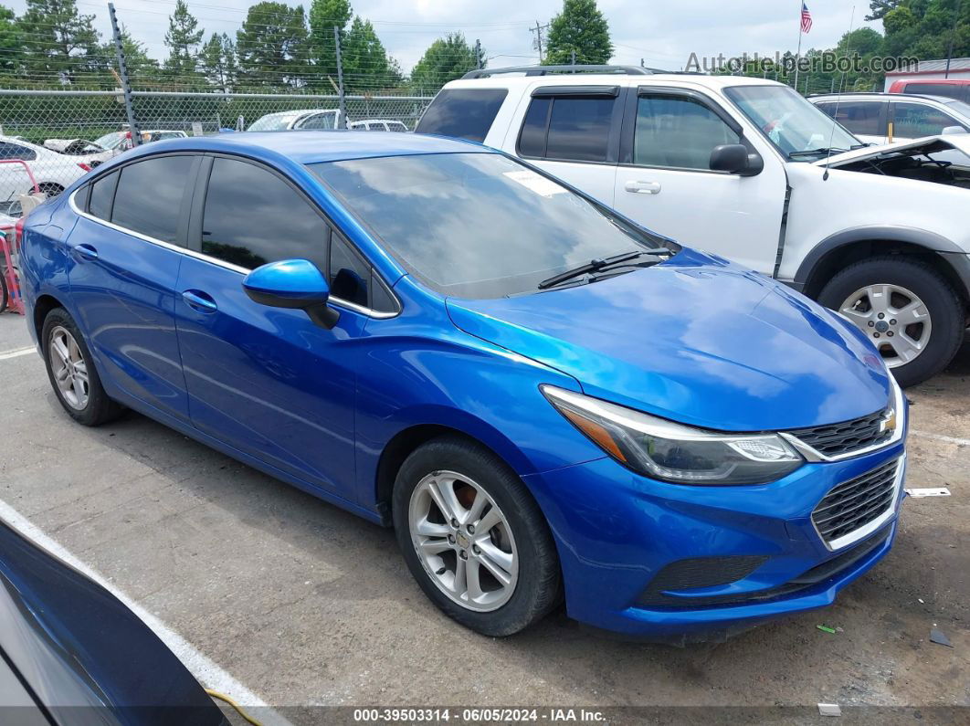 2018 Chevrolet Cruze Lt Auto Blue vin: 1G1BE5SM1J7205951