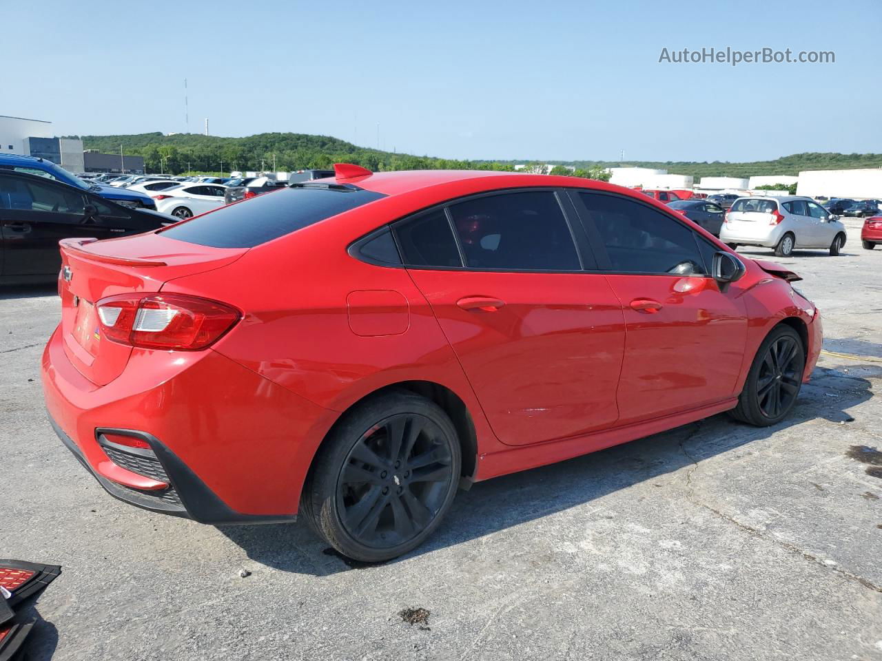 2018 Chevrolet Cruze Lt Красный vin: 1G1BE5SM1J7210082