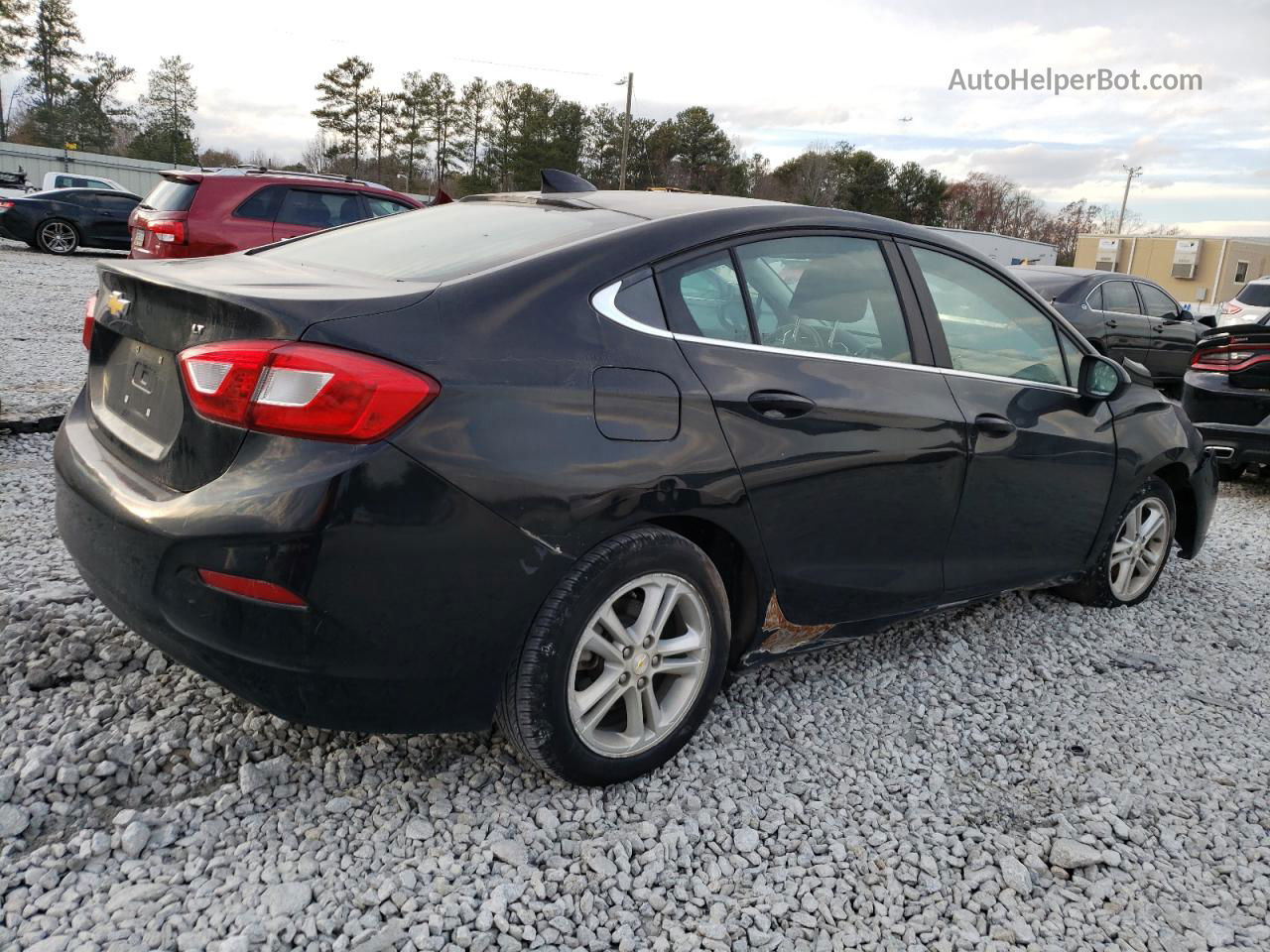 2018 Chevrolet Cruze Lt Черный vin: 1G1BE5SM1J7220739