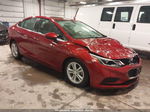 2018 Chevrolet Cruze Lt Auto Red vin: 1G1BE5SM1J7231952