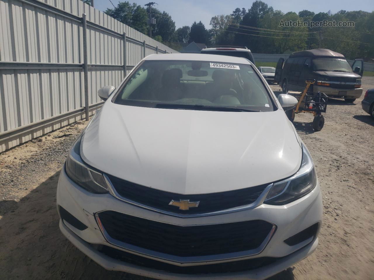 2018 Chevrolet Cruze Lt White vin: 1G1BE5SM1J7241851