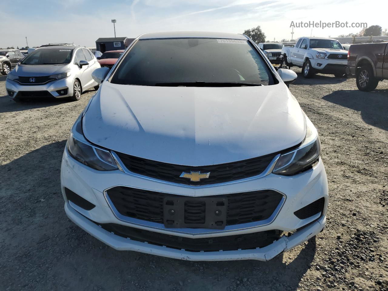 2018 Chevrolet Cruze Lt White vin: 1G1BE5SM1J7244863