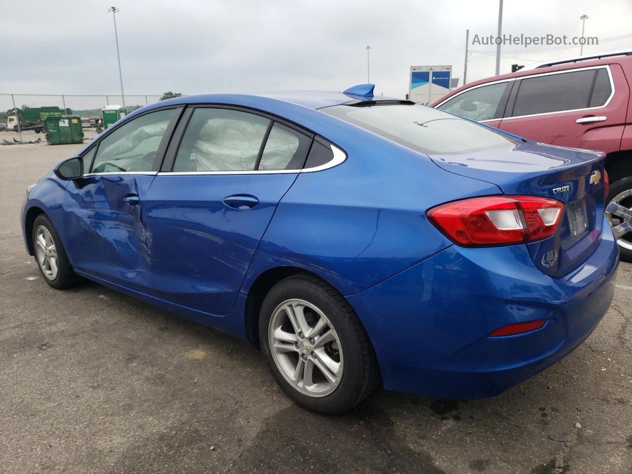 2018 Chevrolet Cruze Lt Blue vin: 1G1BE5SM1J7247682