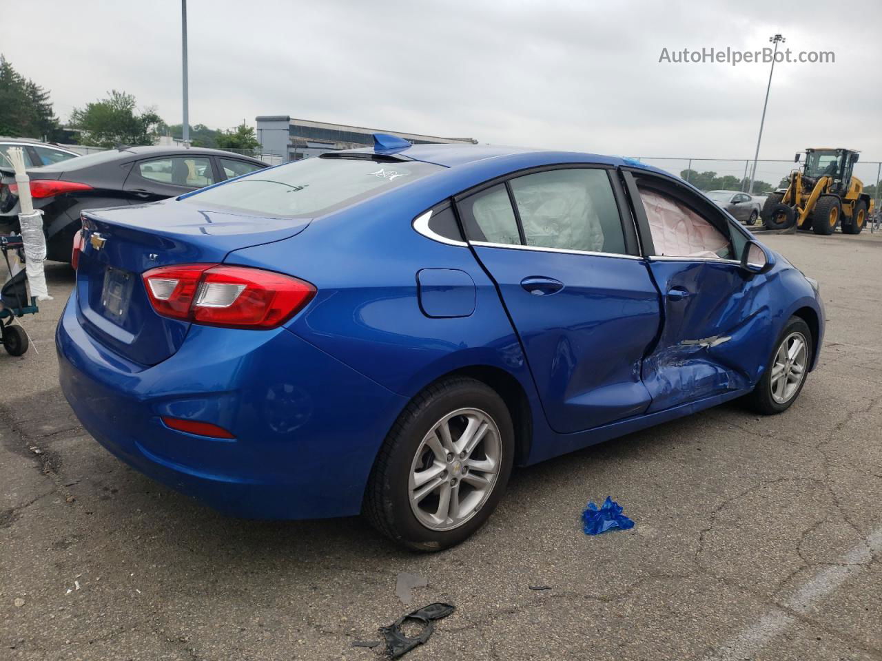 2018 Chevrolet Cruze Lt Blue vin: 1G1BE5SM1J7247682