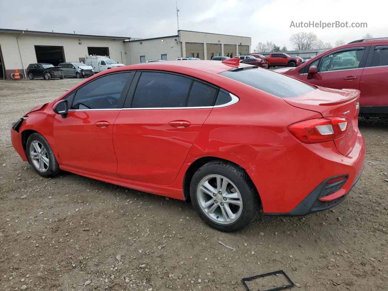 2016 Chevrolet Cruze Lt Red vin: 1G1BE5SM2G7236845