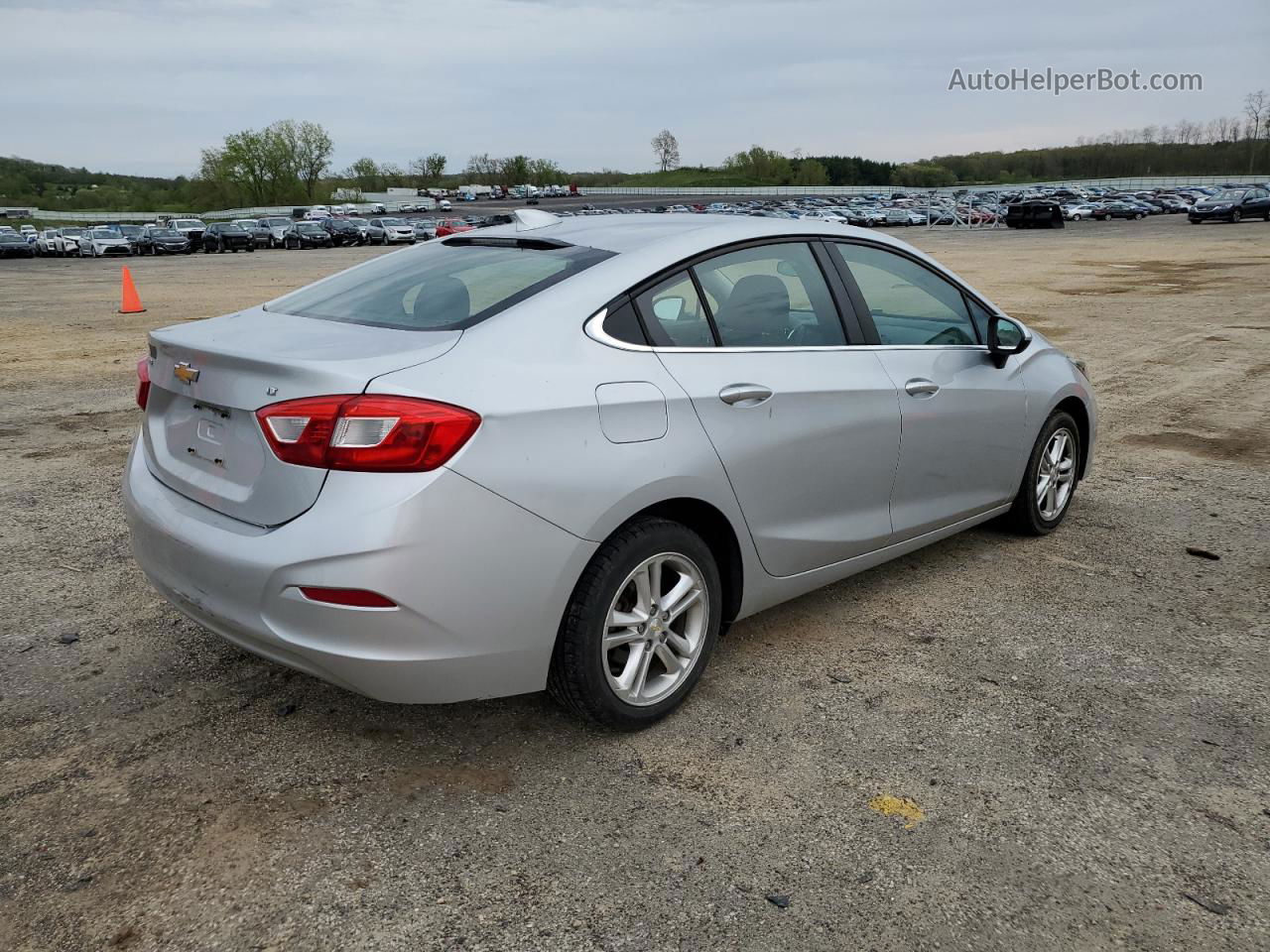 2016 Chevrolet Cruze Lt Silver vin: 1G1BE5SM2G7252558