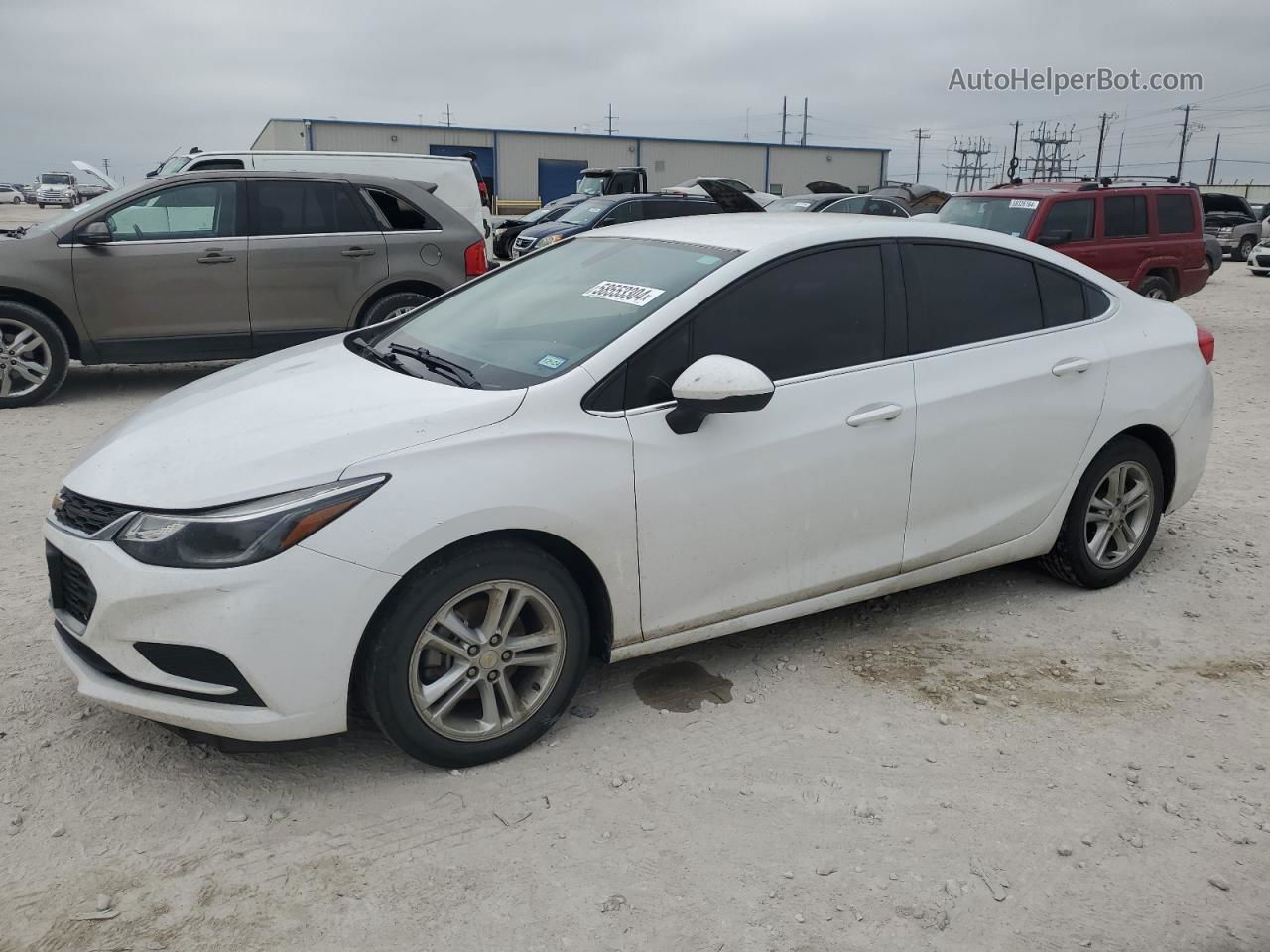 2016 Chevrolet Cruze Lt White vin: 1G1BE5SM2G7279176