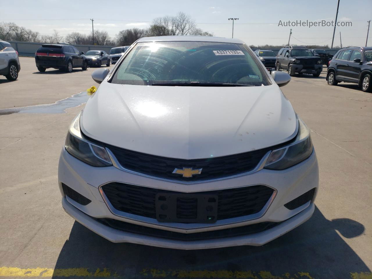 2016 Chevrolet Cruze Lt White vin: 1G1BE5SM2G7303928