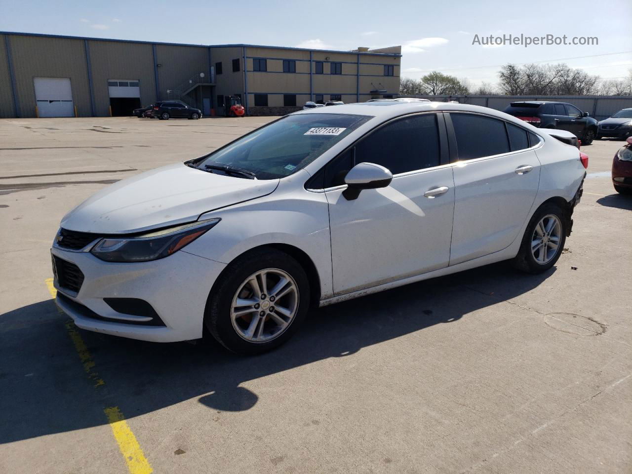 2016 Chevrolet Cruze Lt Белый vin: 1G1BE5SM2G7303928