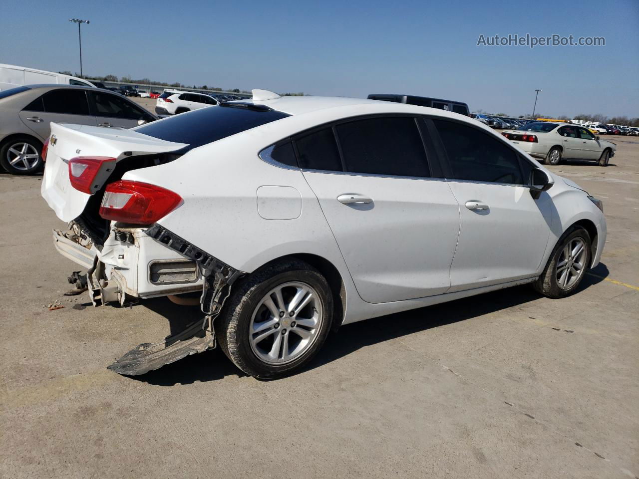 2016 Chevrolet Cruze Lt White vin: 1G1BE5SM2G7303928