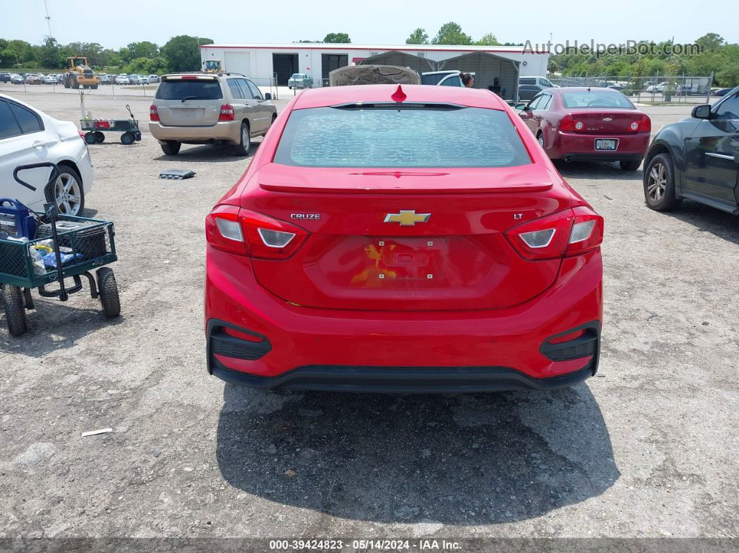 2016 Chevrolet Cruze Lt Auto Red vin: 1G1BE5SM2G7308823