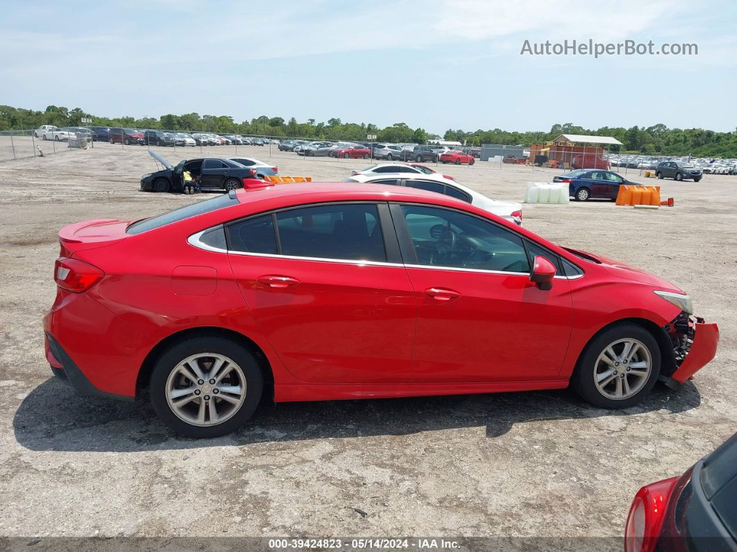 2016 Chevrolet Cruze Lt Auto Red vin: 1G1BE5SM2G7308823