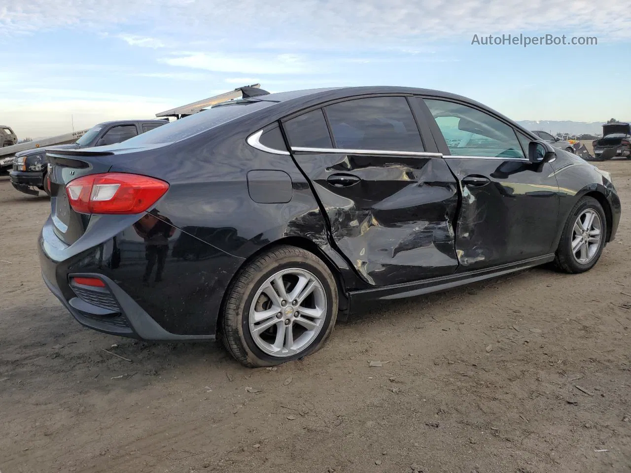 2016 Chevrolet Cruze Lt Черный vin: 1G1BE5SM2G7311933