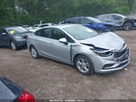 2017 Chevrolet Cruze Lt Auto Silver vin: 1G1BE5SM2H7106856