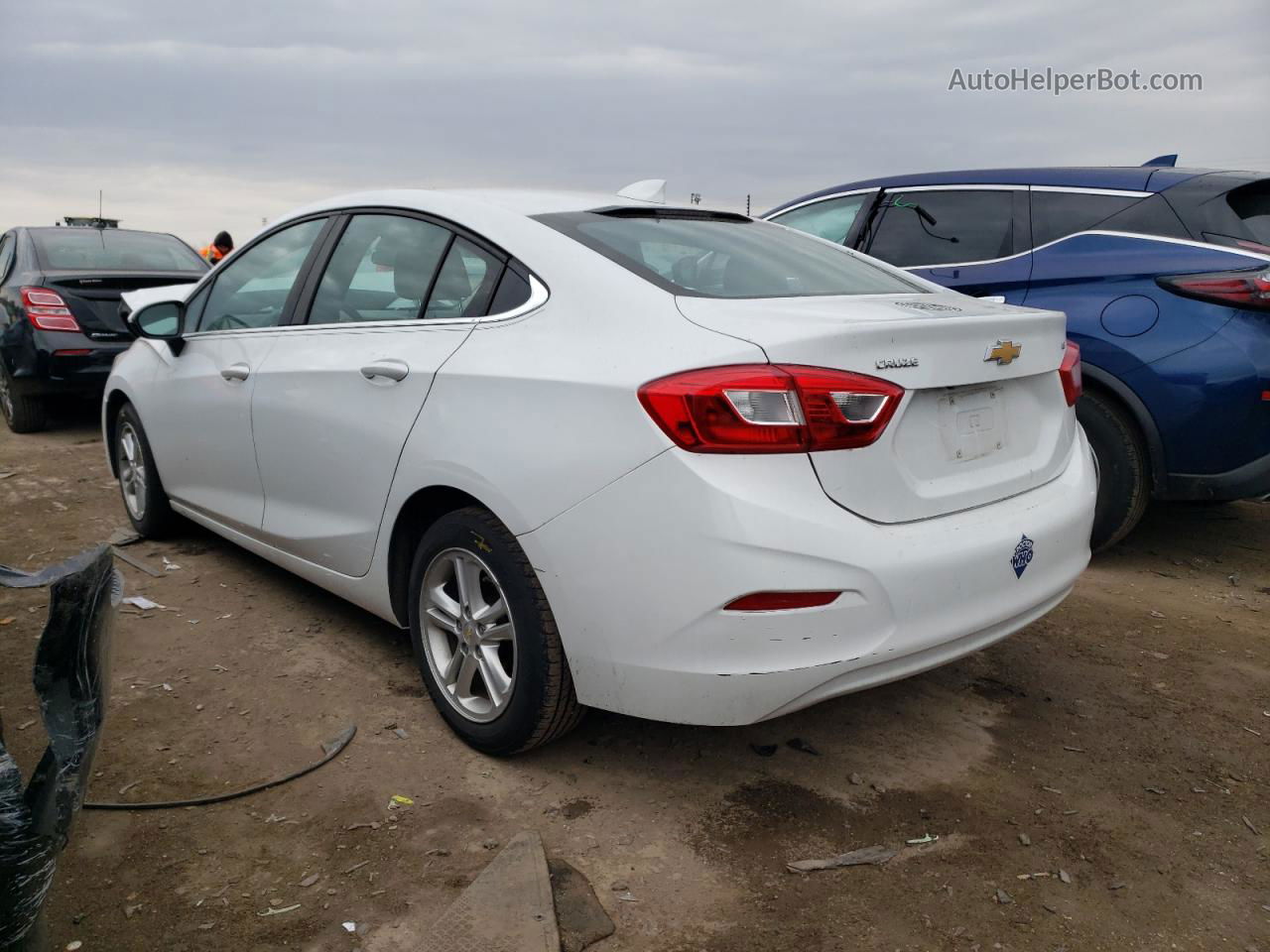 2017 Chevrolet Cruze Lt White vin: 1G1BE5SM2H7111278