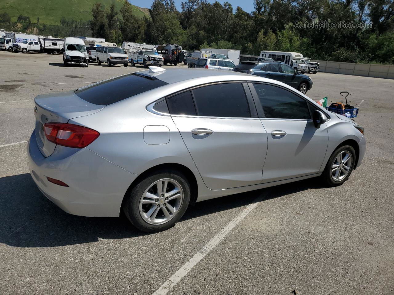 2017 Chevrolet Cruze Lt Silver vin: 1G1BE5SM2H7120918