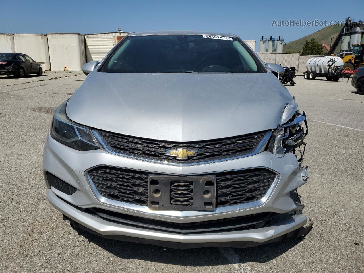 2017 Chevrolet Cruze Lt Серебряный vin: 1G1BE5SM2H7120918