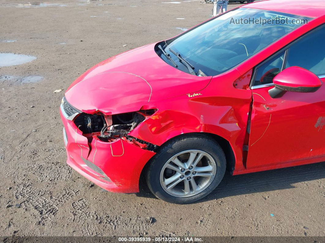 2017 Chevrolet Cruze Lt Auto Red vin: 1G1BE5SM2H7124581