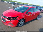 2017 Chevrolet Cruze Lt Auto Red vin: 1G1BE5SM2H7124581