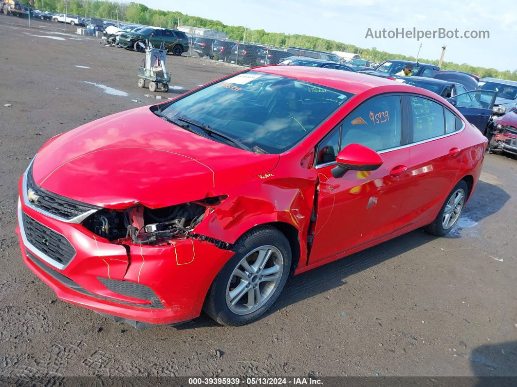 2017 Chevrolet Cruze Lt Auto Red vin: 1G1BE5SM2H7124581