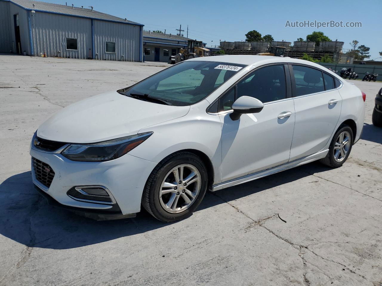 2017 Chevrolet Cruze Lt White vin: 1G1BE5SM2H7130929