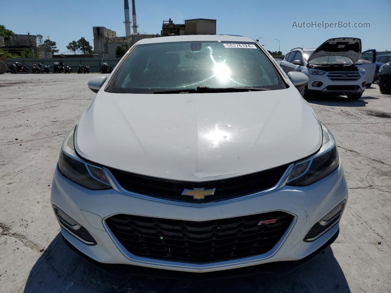 2017 Chevrolet Cruze Lt White vin: 1G1BE5SM2H7130929