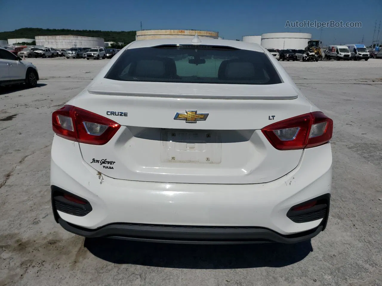 2017 Chevrolet Cruze Lt White vin: 1G1BE5SM2H7130929