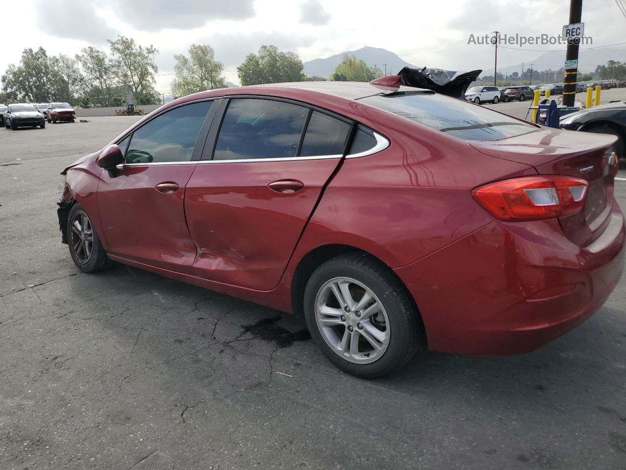 2017 Chevrolet Cruze Lt Red vin: 1G1BE5SM2H7192718